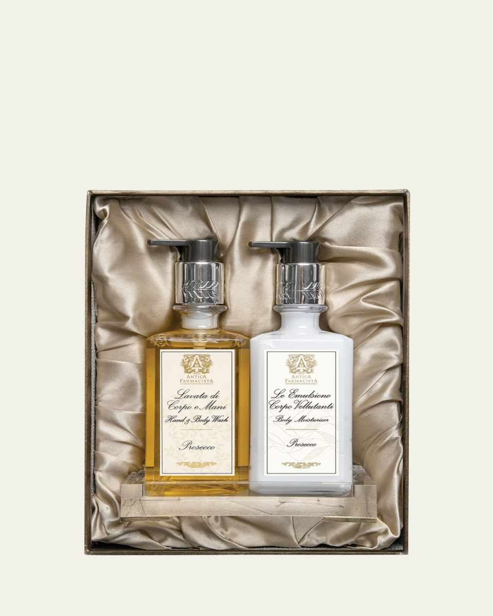 Prosecco Acrylic Bath & Body Gift Set